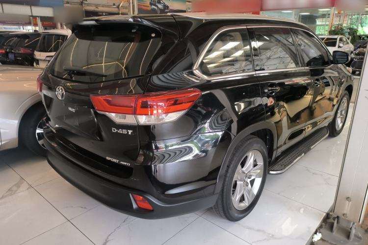 Used Toyota Highlander 2018 2.0T Four-Wheel Drive Prestige Version 7 Seats China VI Standard Rear Right 45 Deg
