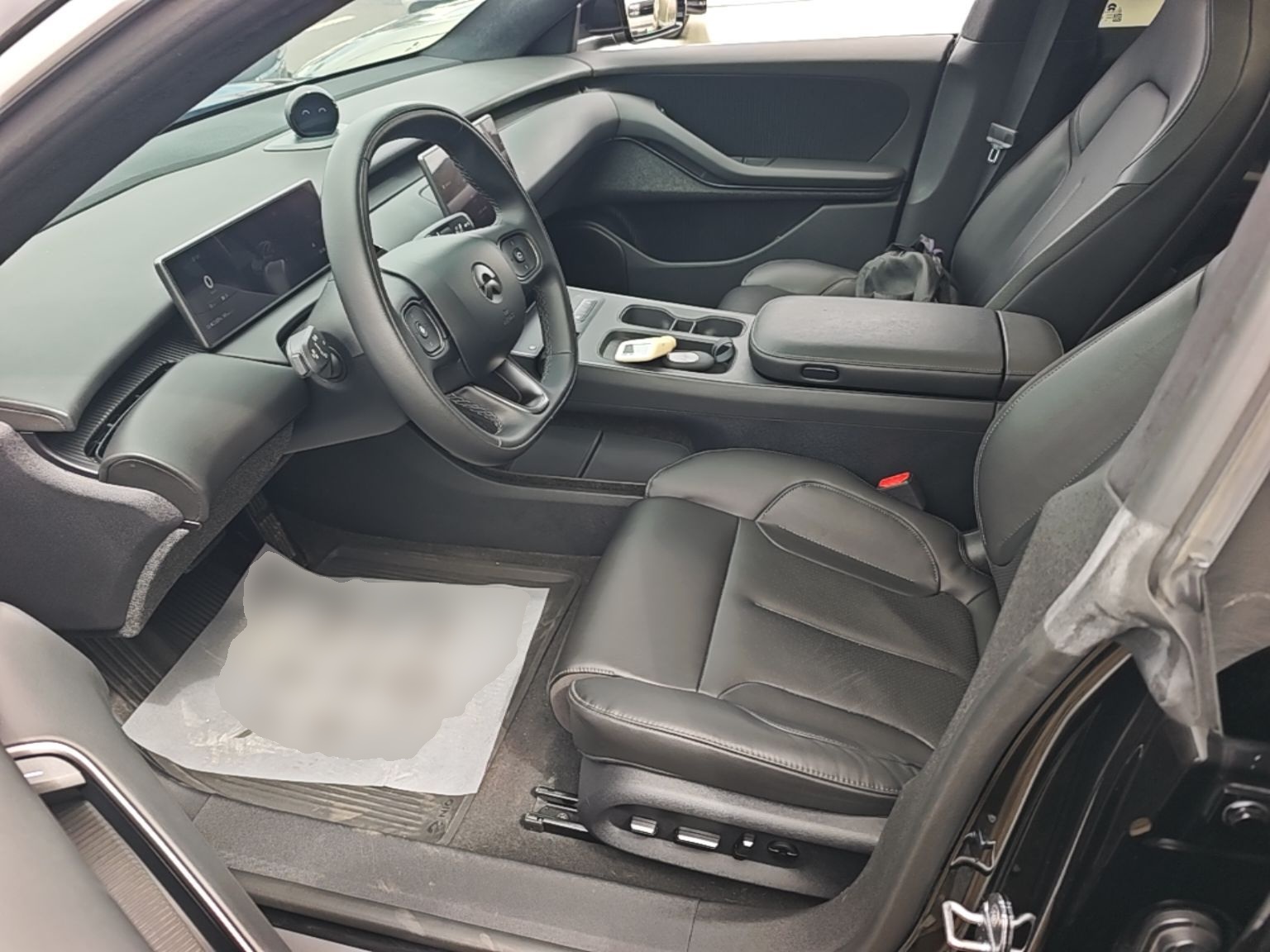 Vordere Reihe im Auto