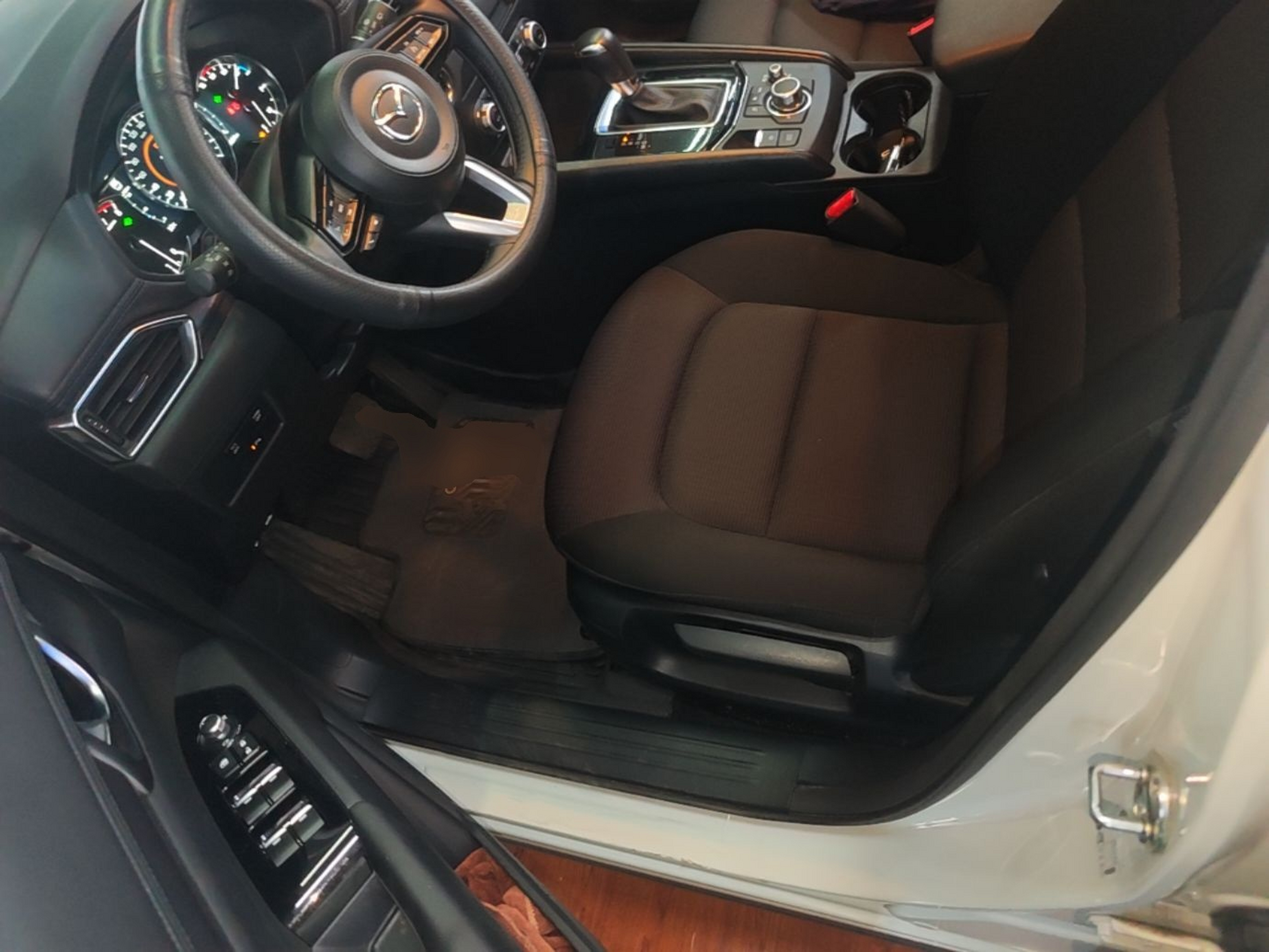 Vordere Reihe im Auto