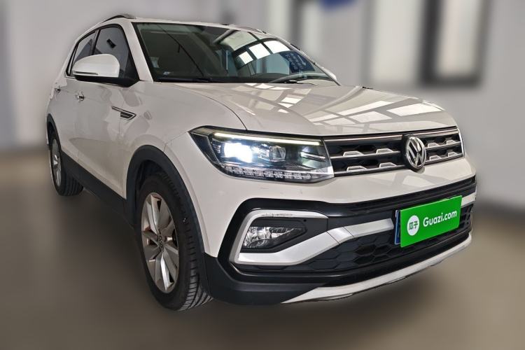 Used Volkswagen T-Cross 2019 1.5L Automatic Comfort Edition Front Right 45 Deg