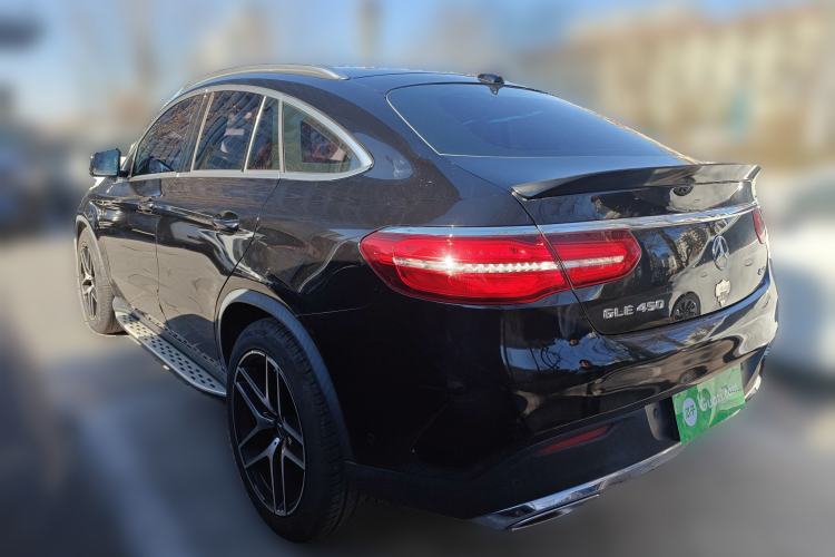 Used Mercedes-Benz GLE Coupe 2017 GLE 320 4MATIC Coupe SUV Rear Left 45 Deg