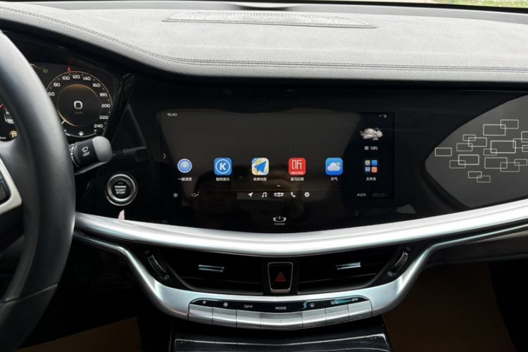 Used Geely Auto Emgrand GT 2018 1.5T MHEV Yaoxiang Edition Audio And AC Panel