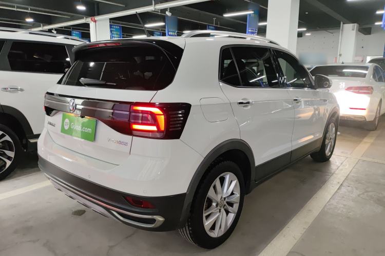 Used Volkswagen T-Cross 2019 1.5L Automatic Comfort Edition Rear Right 45 Deg