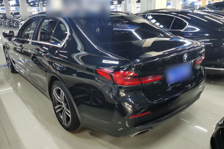 Used BMW 5 Series 2021 530Li Leading Luxury Package Rear Left 45 Deg