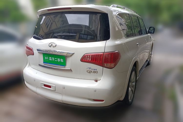 Used Infiniti QX80 2013 5.6L 4WD Rear Right 45 Deg