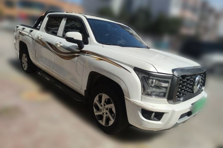 Used Great Wall King Kong Poer 2023 2.0T Manual Diesel Two-Wheel Drive Entrepreneurial Version with Long Flat Bed GW4D20M Front Right 45 Deg