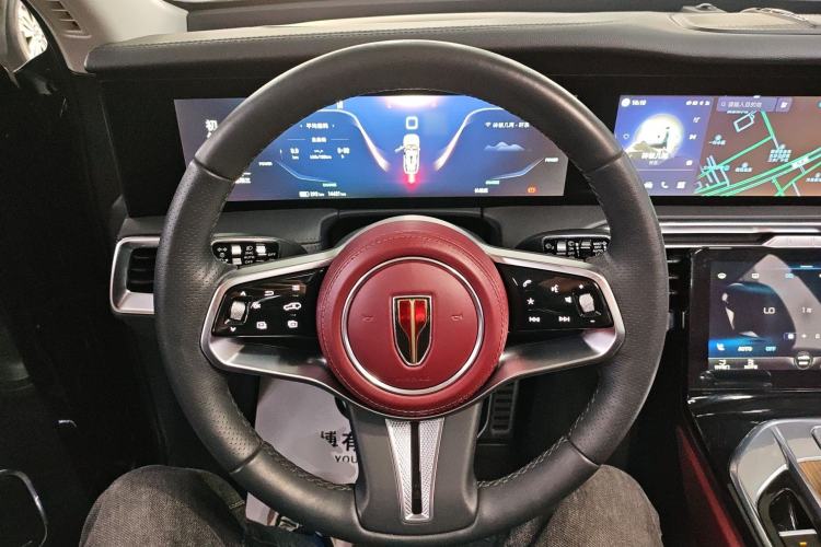 Used Hongqi E-HS9 2021 460 km Range Flagship Edition Six-Seater Steering Wheel