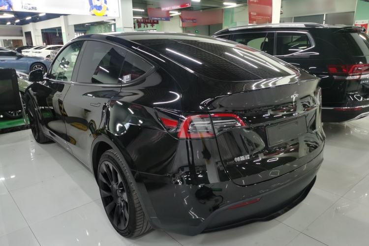 Used Tesla Model Y 2022 Long-Range All-Wheel-Drive Version Rear Left 45 Deg