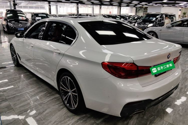 Used BMW 5 Series 2020 530Li Leading Model M Sport Package Rear Left 45 Deg