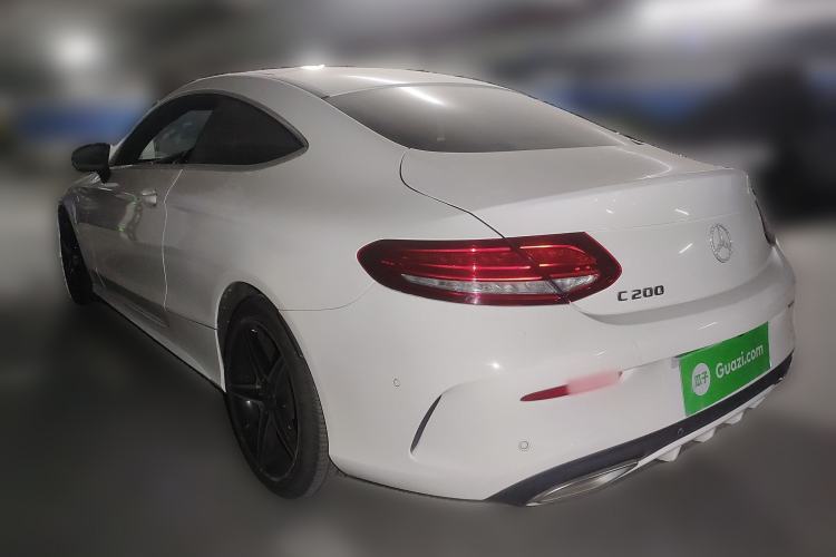 Used Mercedes-Benz C-Class 2018 C 200 Coupe Rear Left 45 Deg