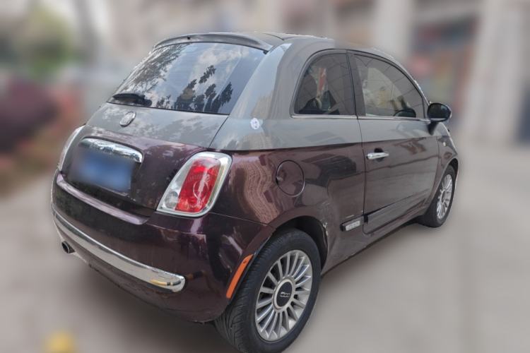 Used Fiat 500 2011 1.4L Deluxe Edition Rear Right 45 Deg