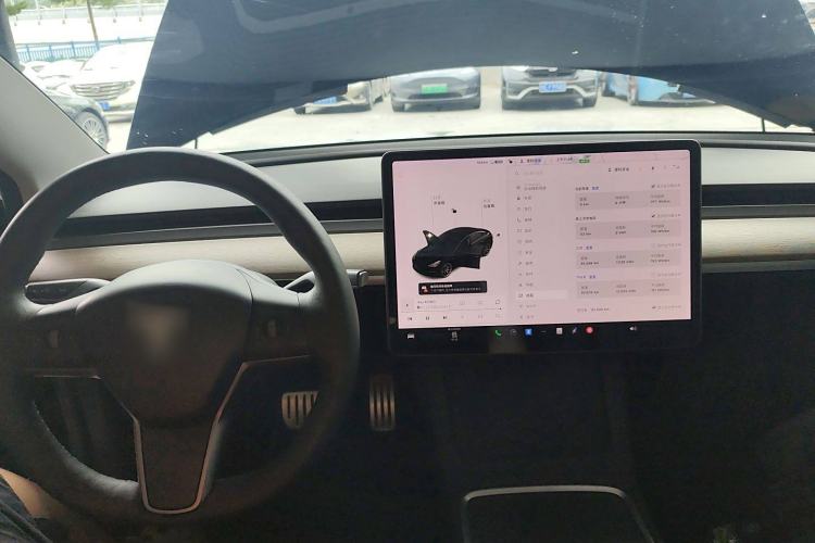 Used Tesla Model 3 2021 Performance High-Performance All-Wheel-Drive Version Center Console