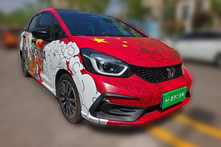 Used Honda Fit 2021 1.5L CVT Trendy Run Pro Edition Front Right 45 Deg