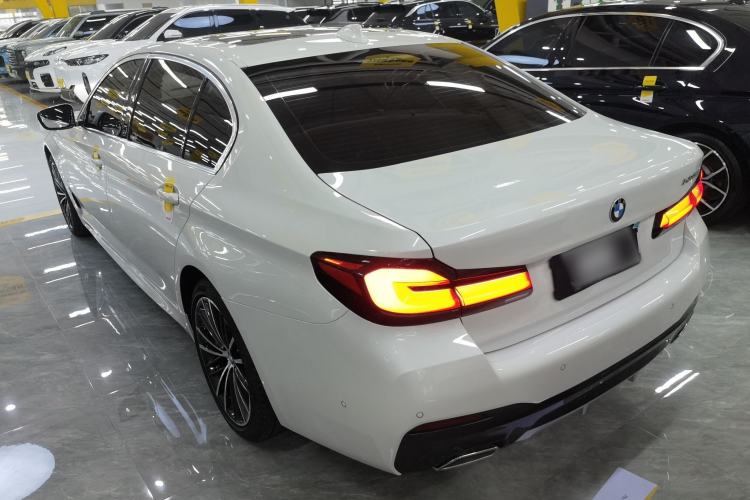 Used BMW 5 Series 2023 530Li Leading Model M Sport Package Rear Left 45 Deg