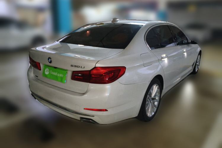 Used BMW 5 Series 2019 Updated 530Li xDrive Luxury Package Rear Right 45 Deg