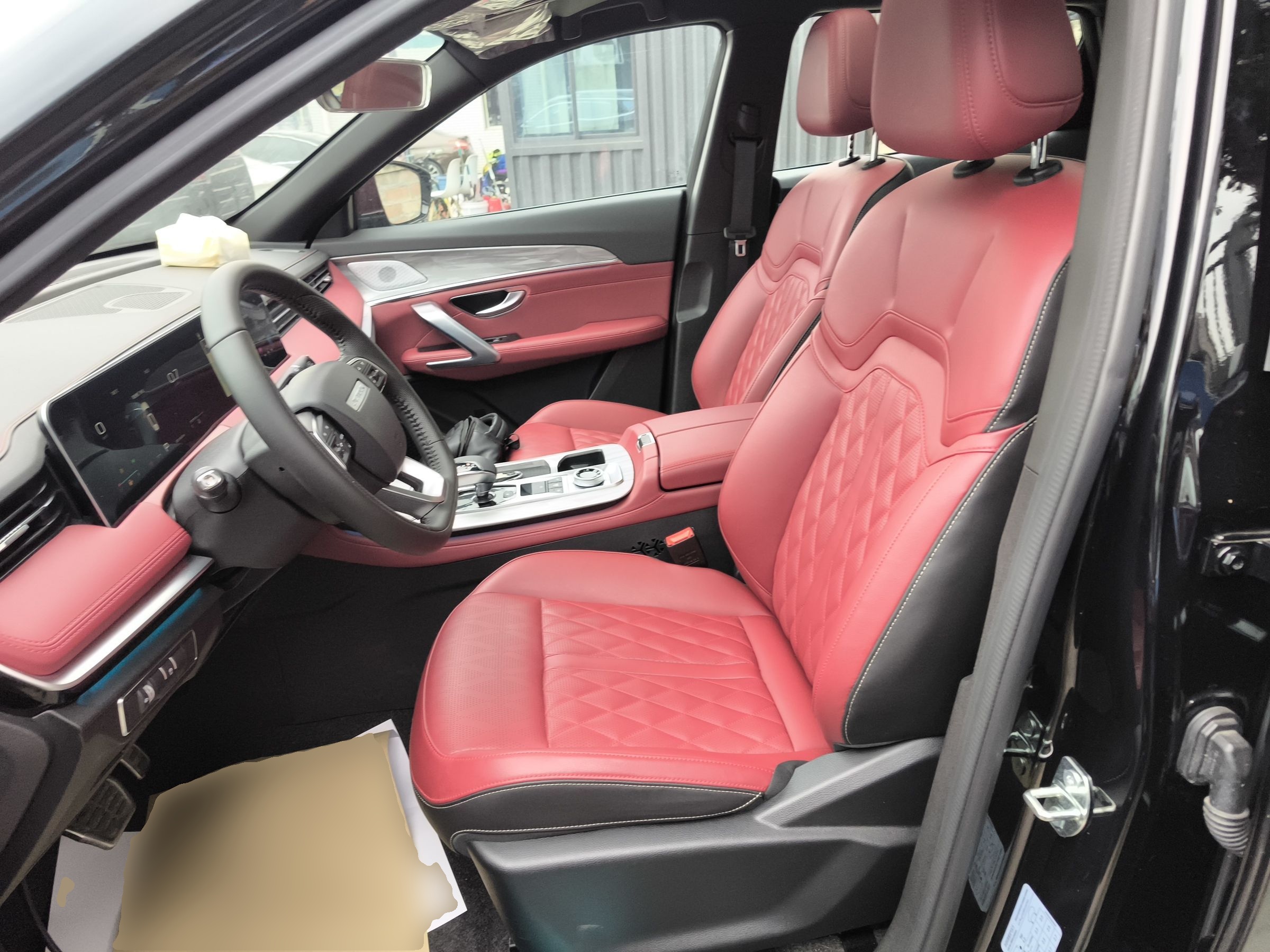 Переднее сиденье в автомобиле