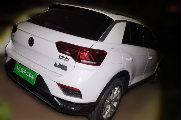 Used Volkswagen T-ROC 2019 280TSI DSG Two-Wheel Drive Advanced Version China VI Standard Rear Right 45 Deg