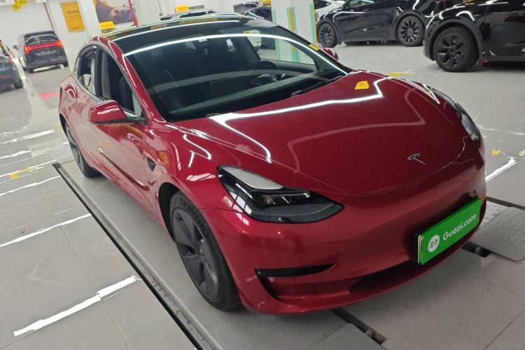 Used Tesla Model 3 2021 Revised Version Standard Range Rear-Wheel Drive Upgraded Edition 3D1 Front Right 45 Deg