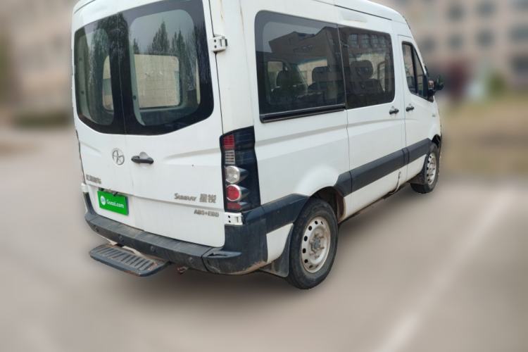 Used JAC Group Sunray 2017 2.0T Short-Wheelbase Mid-Roof Xingkuaiyun Multi-Purpose Commercial Vehicle Rear Right 45 Deg