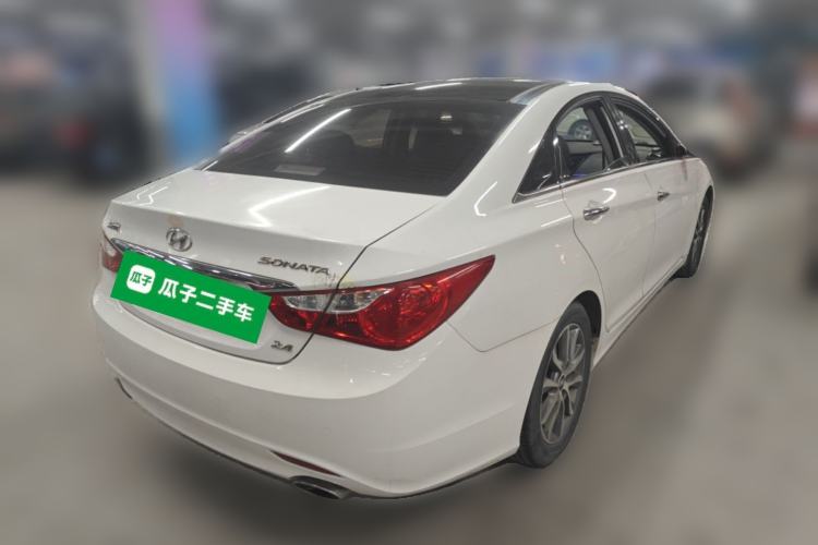 Used Hyundai Sonata 2013 2.4L Automatic Leading Edition China IV Standard Rear Right 45 Deg