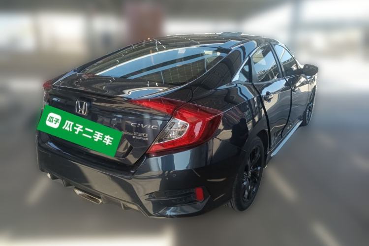 Used Honda Civic 2019 220TURBO CVT Dynamic Edition China VI Emission Standard Rear Right 45 Deg