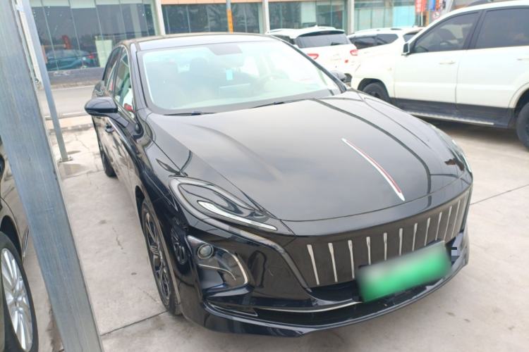 Used Hongqi E-QM5 2021 Online Booking Charging Basic Edition 5 Seats Front Right 45 Deg