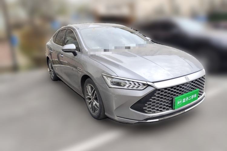 Used BYD Qin PLUS 2021 DM-i 55KM Flagship Model Front Right 45 Deg