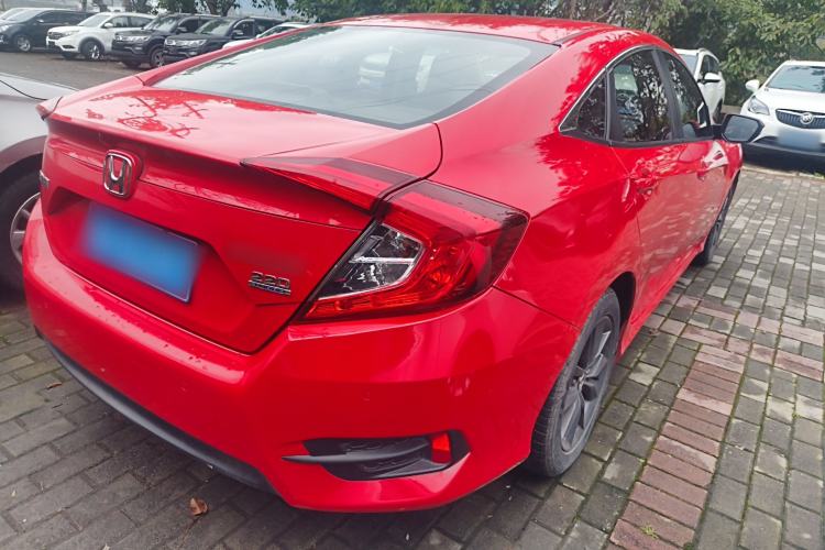 Used Honda Civic 2019 220TURBO CVT Dynamic Edition China VI Rear Right 45 Deg