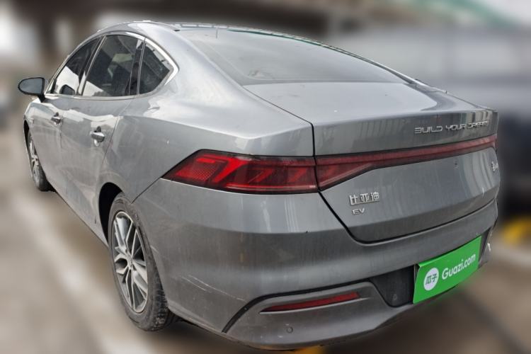 Used BYD Qin PLUS 2021 EV 500KM Premium Model Rear Left 45 Deg