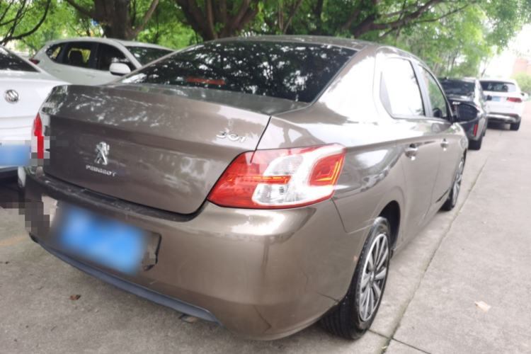 Used Peugeot 301 2016 1.6L Automatic Comfort Edition Rear Right 45 Deg