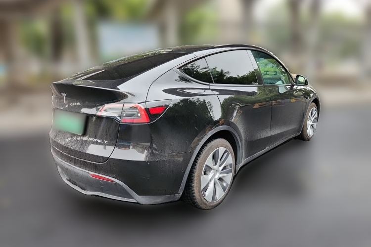 Used Tesla Model Y 2021 Standard Range Rear-Wheel Drive Version Rear Right 45 Deg