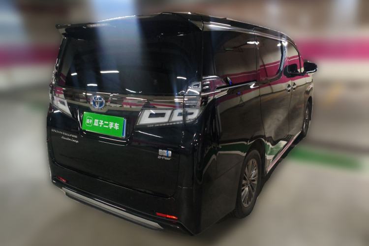 Used Toyota Vellfire 2021 Crown Dual-Engine 2.5L HV Supreme Edition Rear Right 45 Deg