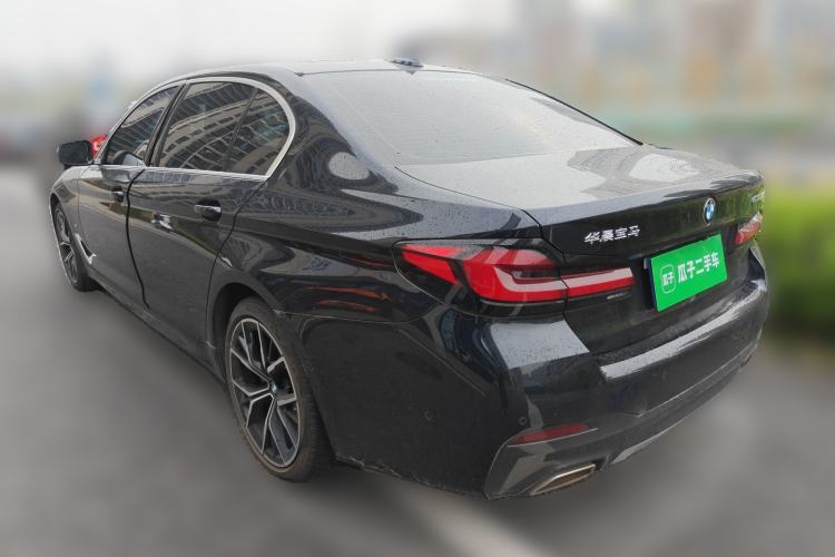 Used BMW 5 Series 2022 530Li Luxury Edition M Sport Package Rear Left 45 Deg