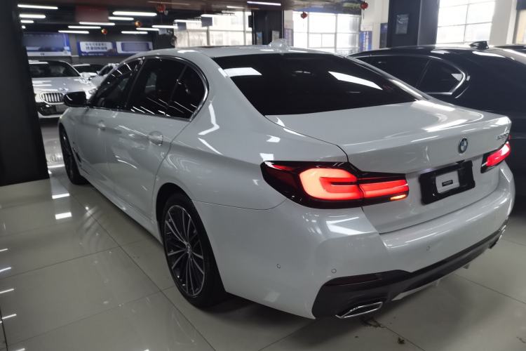 Used BMW 5 Series 2021 530Li Leading Model M Sport Package Rear Left 45 Deg