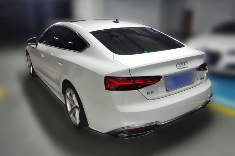 Used Audi A5 2023 Sportback 40 TFSI Fashionable and Dynamic Model Rear Left 45 Deg