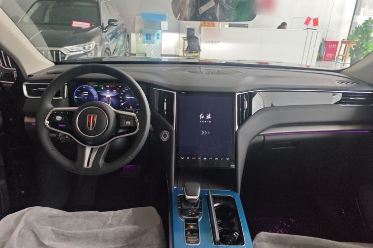 Used Hongqi HS7 PHEV 2025 Model 2.0T PHEV Two-Wheel Drive Qi Xiang Edition 7-Seater
