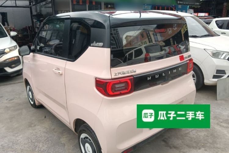 Used Wuling Hongguang MINIEV 2022 Macaron Premium Model – Lithium Ternary Battery Rear Left 45 Deg