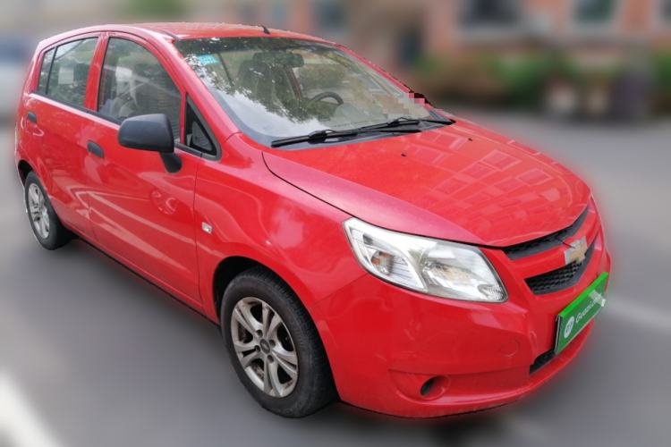 Used Chevrolet Sail 2010 Hatchback 1.2L Manual Ideal Edition Front Right 45 Deg