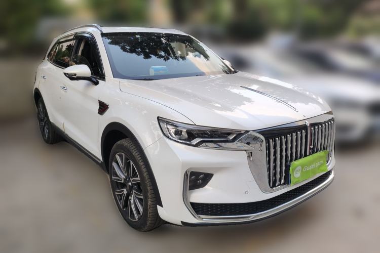 Used Hongqi HS5 2022 Facelifted Version 2.0T Smart Connect Flagship All-Wheel-Drive Edition Front Right 45 Deg
