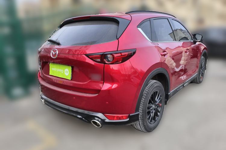 Used Mazda CX-5 2021 2.0L Automatic Two-Wheel Drive Black Knight Rear Right 45 Deg