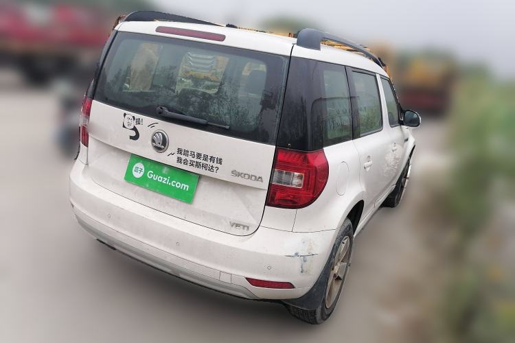 Used Skoda Yeti 2016 1.4TSI Manual Entry-Level Model Rear Right 45 Deg