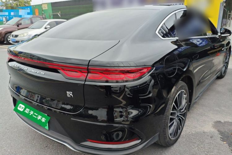 Used BYD Han 2022 DM-i 121KM Prestige Model Rear Right 45 Deg