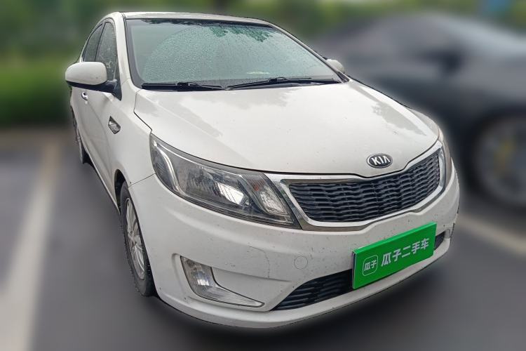 Used Kia K2 2012 Sedan 1.4L Automatic GLS Commemorative Edition Front Right 45 Deg