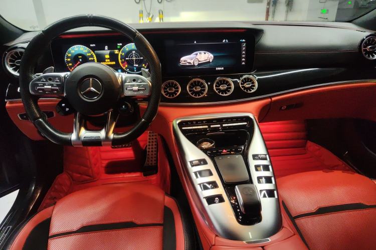 Used Mercedes-Benz AMG GT 2019 AMG GT 50 four-door sports car Center Console