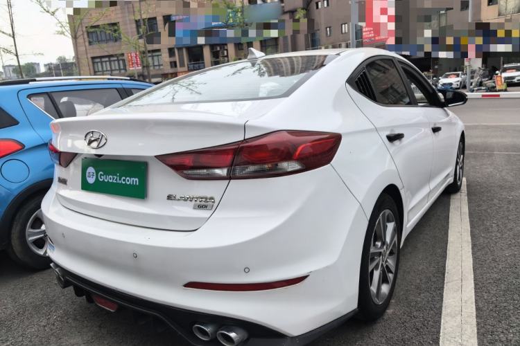 Used Hyundai Elantra (6th Generation / Lingdong) 2016 1.6L Automatic ZhiXuan – Elite Version Rear Right 45 Deg