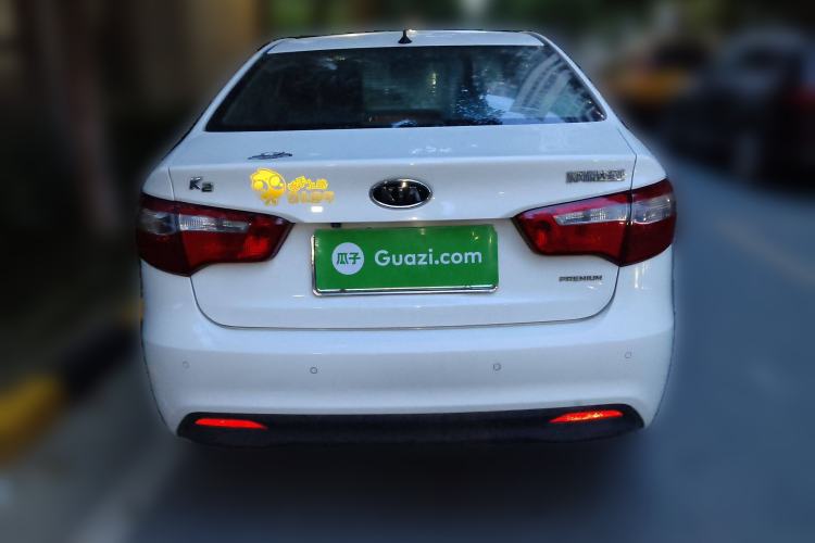 Used Kia K2 2012 Sedan 1.6L Automatic Transmission Premium Commemorative Edition Rear