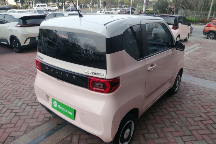 Used Wuling Hongguang MINIEV 2021 Macaron Fashion Edition Lithium-Ion Battery Rear Right 45 Deg