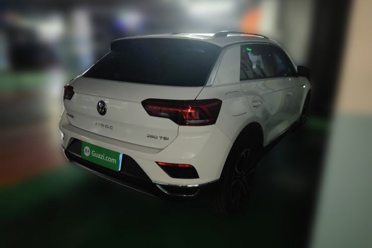 Used Volkswagen T-ROC 2021 280TSI DSG Two-Wheel Drive Comfort Connect Edition Rear Right 45 Deg