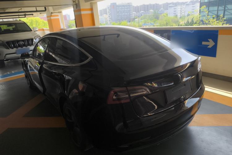 Used Tesla Model 3 2020 Long-Range Rear-Wheel-Drive Version Rear Left 45 Deg