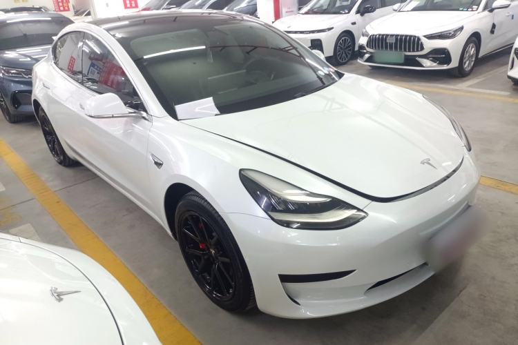 Used Tesla Model 3 2019 Standard Range Rear-Drive Upgraded Version Front Right 45 Deg